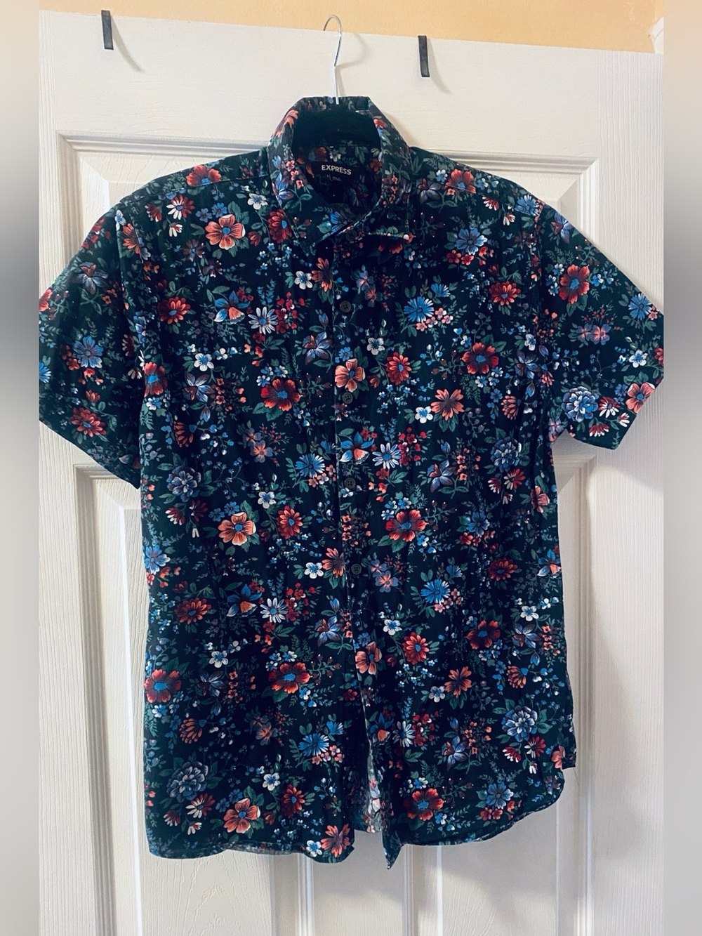 Express camp shirt size m